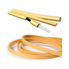 Готовый акустический кабель Van den Hul The CS-122 Hybrid 2х3м с разъемами "лопатка". Цвет: кремовый