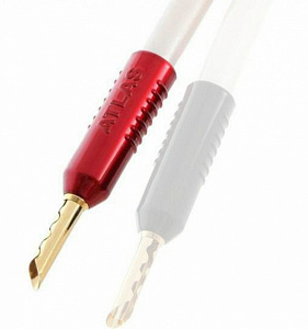 Разъём "банан" Atlas Achromatic Gold Z Plug Crimp - Ruby (под обжим)