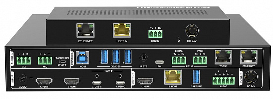 Бесподрывный презентационный коммутатор Digis SS-KVM42-2S
