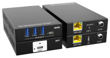 Комплект передатчик-усилитель и приемник USB сигнала по витой паре Digis EX-USB100-3