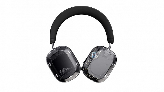 Полноразмерные Bluetooth наушники Mondo by Defunc, цвет - прозрачный