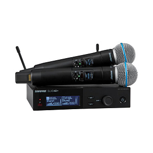 Цифровая радиосистема Shure SLXD24D+E/B58 Цифровая радиосистема Shure SLXD24D+E/B58