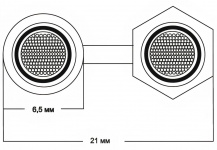Готовый акустический кабель Van den Hul The D-352 Hybrid 2х3м с разъемами BERRI "банан". Цвет: коричневый