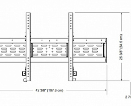 Настенное крепление SMART WM-SBID-501 для интерактивных панелей SBID8055i/SBID8070i-G4