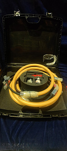 Готовый акустический кабель Van den Hul Mounted set 3T The Cumulus Hybrid. 3 метра пара. Разъем BERRI (2-2). Цвет: золотой