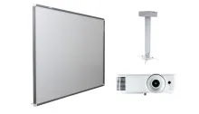 Интерактивная доска Exell 91" с проектором EXD201W и креплением DSM-14kw