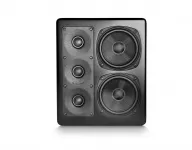 Настенные акустические системы M&K Sound MP150II. Левый. Цвет: Матовый черный [Black Satin/Black Cloth ]