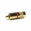 Разъем RCA Van den Hul C-8.4 Цвет: золотой. Красная маркировка