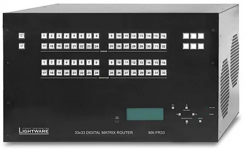 Шасси модульного матричного коммутатора Lightware MX-FR33L Шасси модульного матричного коммутатора Lightware MX-FR33L