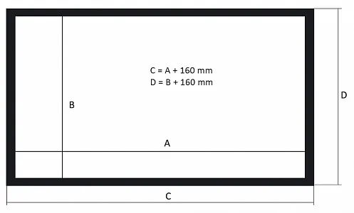 Kauber Frame Velvet Cinema 136" 16:9 169x300 Microperf MW 