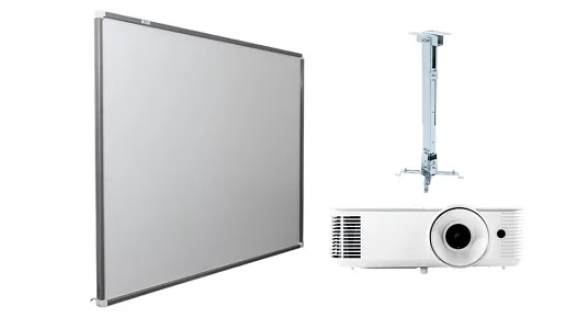 Интерактивная доска Exell 77" EWB7740 с проектором EXD101W креплением DSM-2 и рельсовой системой МОНО-1 Интерактивная доска Exell 77" EWB7740 с проектором EXD101W креплением DSM-2 и рельсовой системой МОНО-1