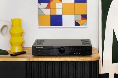 Комплект стереоусилитель Phaze Audio VOLT + проигрыватель виниловых дисков Phaze Audio Diana MK2 Цвет: Красный [Valkyrian red]