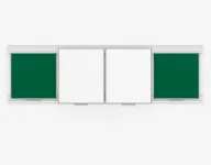 Рельсовая система PolyGlide Boards Slide Lite для дисплеев 65", 75" (Р-маркер; Н-мел) с доп.рельсом