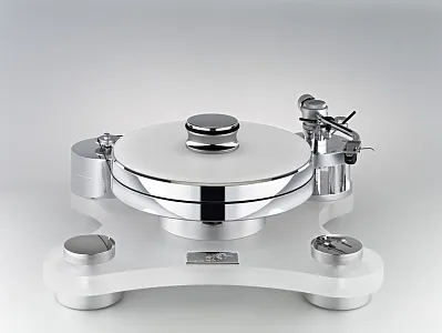 Стол винилового проигрывателя Transrotor ZET 1 Glossy White 9 дюймов Стол винилового проигрывателя Transrotor ZET 1 Glossy White 9 дюймов