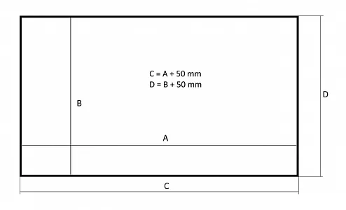 Kauber Frame Lite Velvet Cinema 136" 16:9 169x300 White Ice Kauber Frame Lite Velvet Cinema 136" 16:9 169x300 White Ice